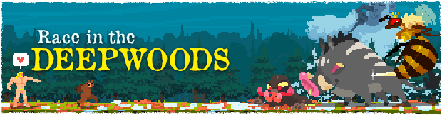 Race in the Deepwoods Échappe au violeur d'ours, bats des boss, et débloque des ours aux capacités surprenantes ! Pense-juste à te connecter à l'Overkiller Klub pour pouvoir sauver !